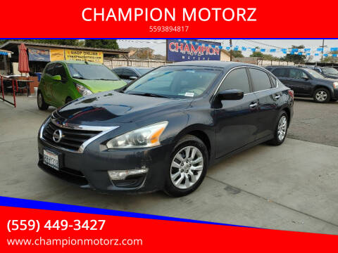 2013 Nissan Altima for sale at CHAMPION MOTORZ in Fresno CA