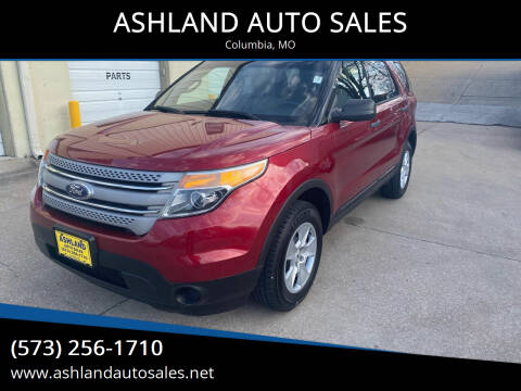 2013 Ford Explorer for sale at ASHLAND AUTO SALES in Columbia MO