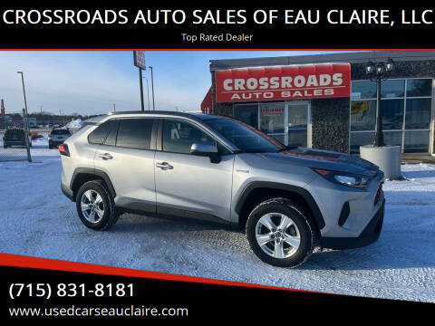 2021 Toyota RAV4 Hybrid for sale at CROSSROADS AUTO SALES OF EAU CLAIRE, LLC in Eau Claire WI