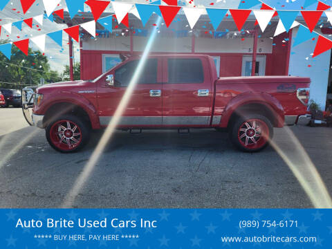 2012 Ford F-150 for sale at Auto Brite Used Cars Inc in Saginaw MI