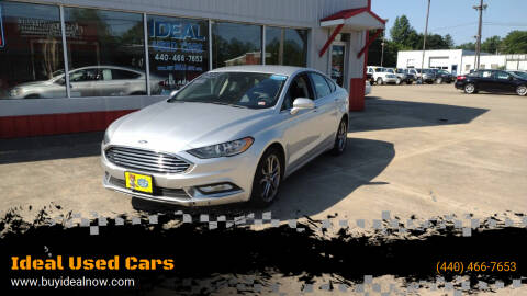 2017 Ford Fusion for sale at Ideal Used Cars in Geneva OH