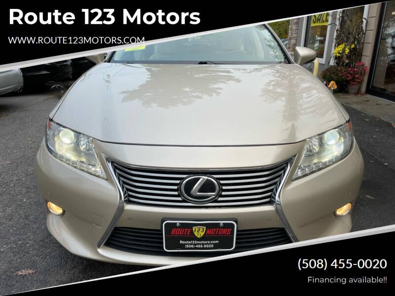 2013 Lexus ES 350 for sale at Route 123 Motors in Norton MA