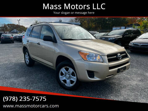 2009 Toyota RAV4 for sale at Mass Motors LLC in Worcester MA