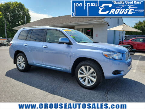 2008 Toyota Highlander Hybrid for sale at Joe and Paul Crouse Inc. in Columbia PA