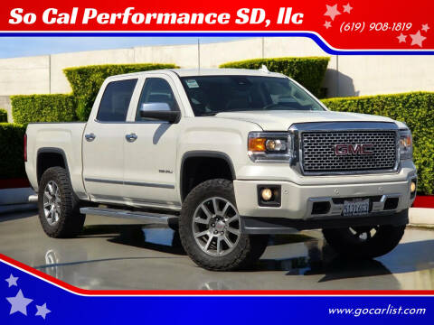2015 GMC Sierra 1500 for sale at So Cal Performance SD, llc in San Diego CA