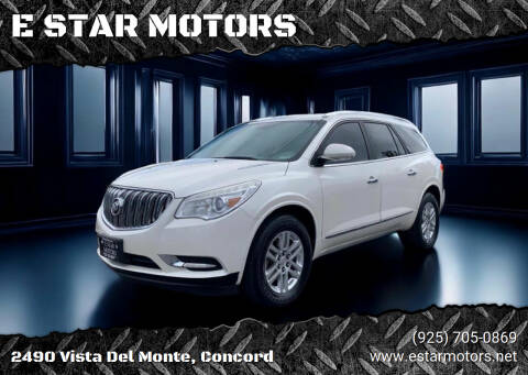 2014 Buick Enclave for sale at E STAR MOTORS in Concord CA