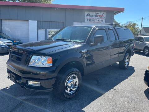 2005 Ford F-150 for sale at AutoPro Virginia LLC in Virginia Beach VA