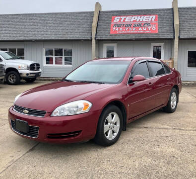 2007 Chevrolet Impala for sale at Stephen Motor Sales LLC in Caldwell OH