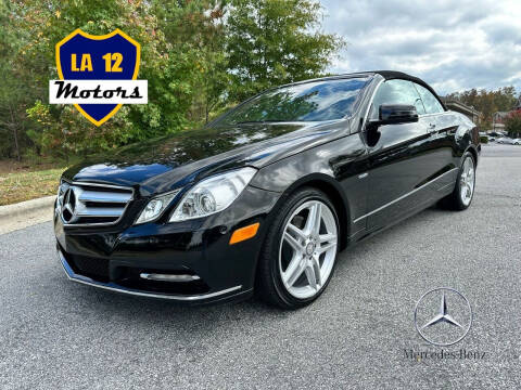 2012 Mercedes-Benz E-Class for sale at LA 12 Motors in Durham NC
