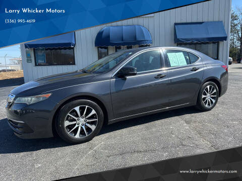 2015 Acura TLX for sale at Larry Whicker Motors in Kernersville NC