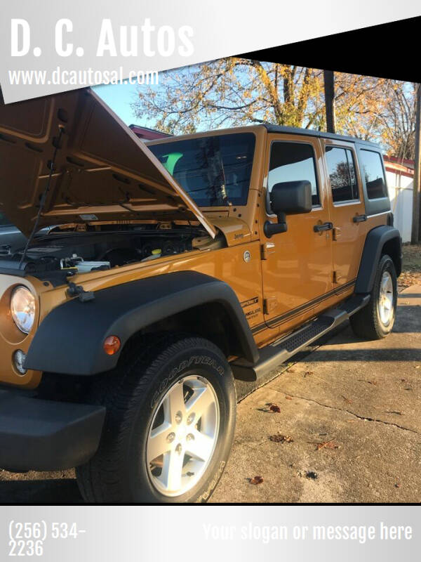 2014 Jeep Wrangler Unlimited for sale at D. C.  Autos - D. C. Autos in Huntsville AL