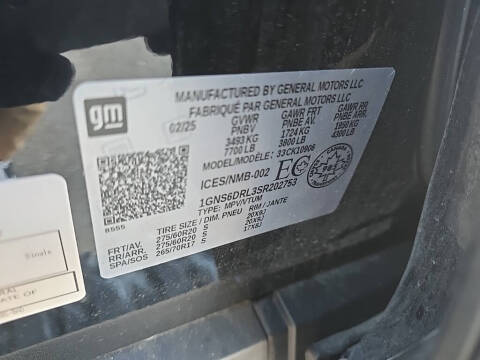 2025 Chevrolet Suburban Z71