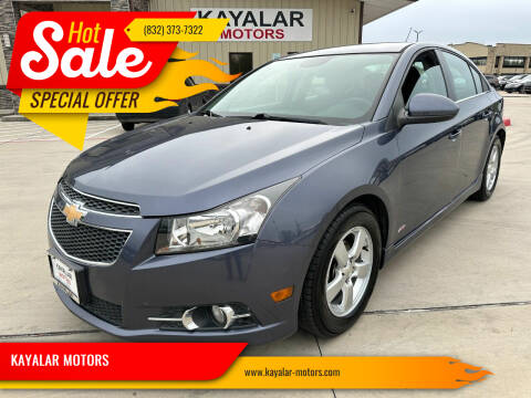 2014 Chevrolet Cruze for sale at KAYALAR MOTORS SUPPORT CENTER in Houston TX