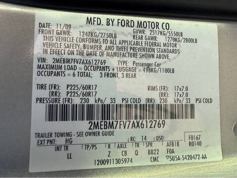 2010 Mercury Grand Marquis LS