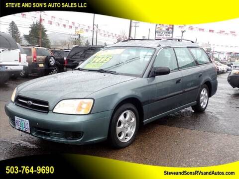 2001 Subaru Legacy for sale at Steve & Sons Auto Sales 2 in Portland OR