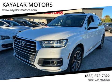 2017 Audi Q7 for sale at KAYALAR MOTORS in Houston TX