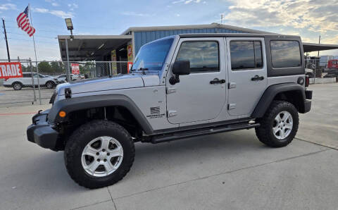 2014 Jeep Wrangler Unlimited for sale at ALWAYS MOTORS in Spring TX