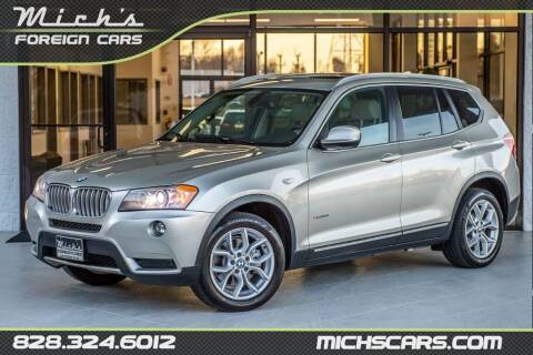 2011 BMW X3 for sale at Mich's Foreign Cars in Hickory NC