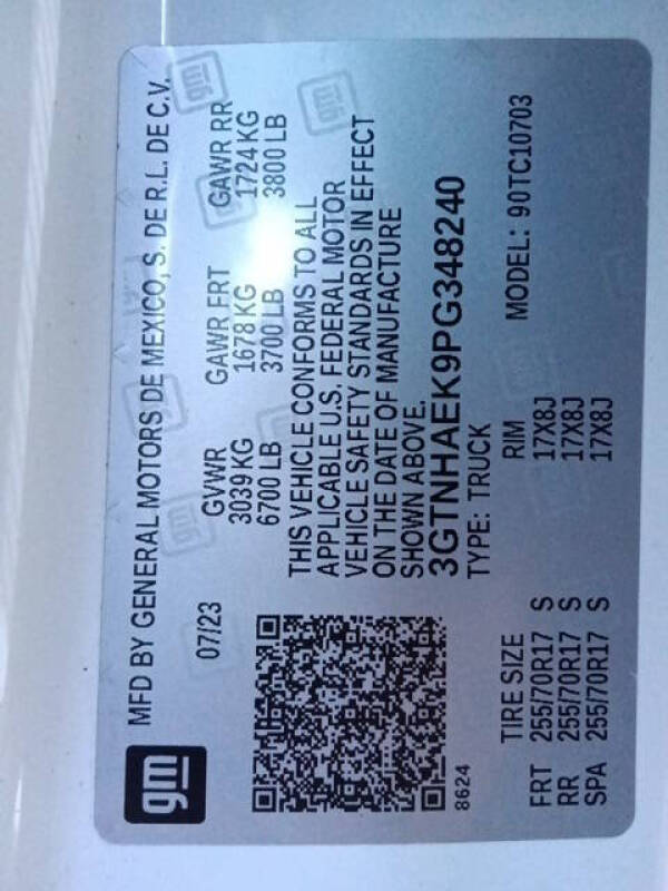 2023 GMC Sierra 1500