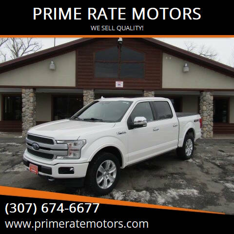 2019 Ford F-150 for sale at PRIME RATE MOTORS in Sheridan WY