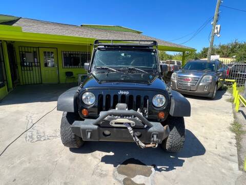 2012 Jeep Wrangler Unlimited for sale at RODRIGUEZ MOTORS CO. in Houston TX