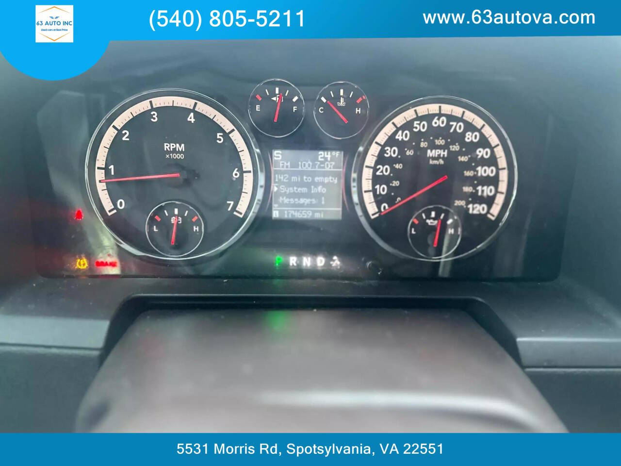 2009 Dodge Ram 1500 for sale at 63 Auto Inc in Spotsylvania, VA