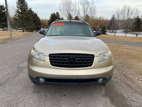 2003 Infiniti FX35 for sale at BELOW BOOK AUTO SALES in Idaho Falls ID