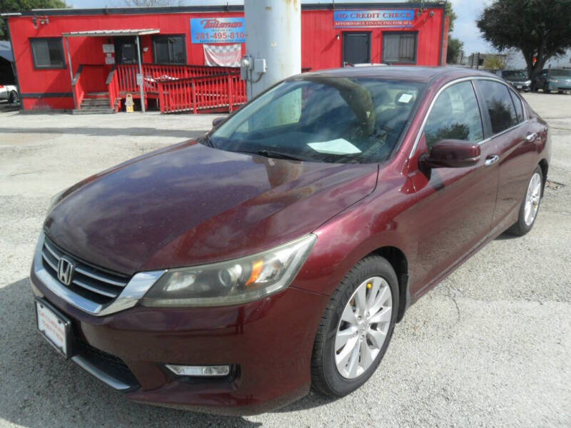 2014 Honda Accord for sale at Talisman Motor Company in Houston TX