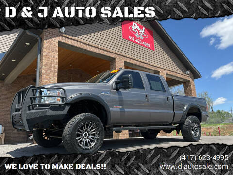 2006 Ford F-250 Super Duty for sale at D & J AUTO SALES in Joplin MO