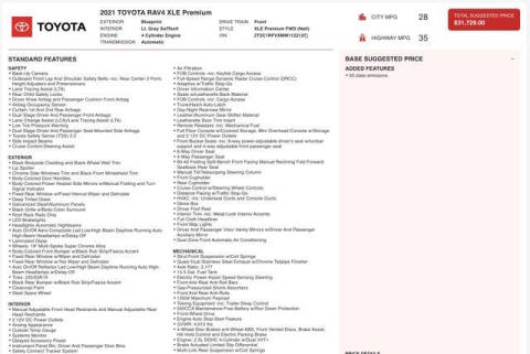 2021 Toyota RAV4 XLE Premium