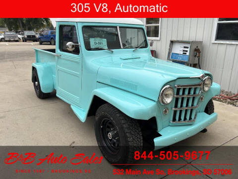 1956 Willys Pickup for sale at B & B Auto Sales in Brookings SD