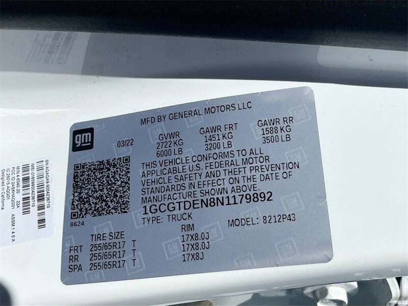 2022 Chevrolet Colorado