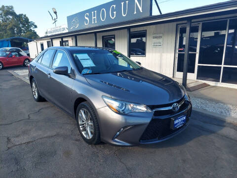 2017 Toyota Camry for sale at Shogun Auto Center in Hanford CA