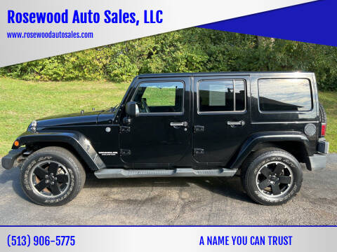 2012 Jeep Wrangler Unlimited for sale at Rosewood Auto Sales, LLC in Hamilton OH