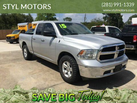 2015 RAM 1500 for sale at STYL MOTORS in Pasadena TX