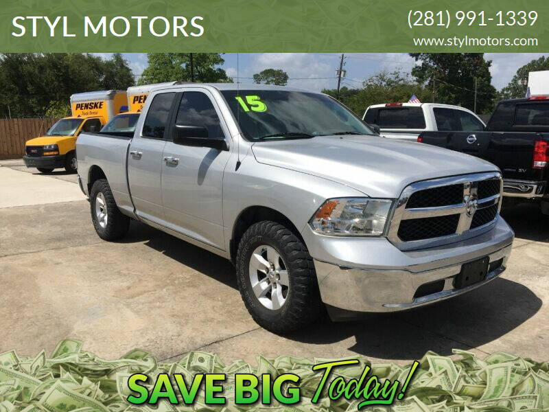 2015 RAM 1500 for sale at STYL MOTORS in Pasadena TX