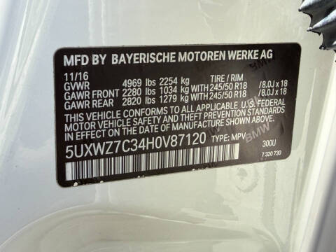 2017 BMW X3 sDrive28i