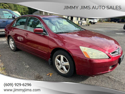 2005 Honda Accord for sale at Jimmy Jims Auto Sales in Tabernacle NJ