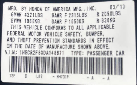 2013 Honda Accord EX-L