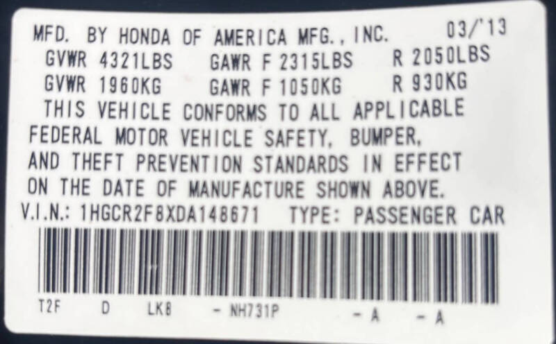 2013 Honda Accord EX-L