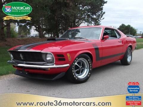 1970 Ford Mustang for sale at ROUTE 36 MOTORCARS in Dublin OH