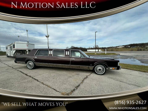 1987 Lincoln Town Car for sale at N Motion Sales LLC in Odessa MO