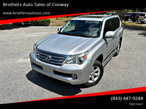 2010 Lexus GX 460 for sale at Brothers Auto Sales of Conway in Conway SC