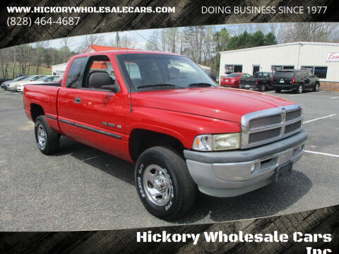 1998 Dodge Ram 1500 for sale at Hickory Wholesale Cars Inc in Newton NC