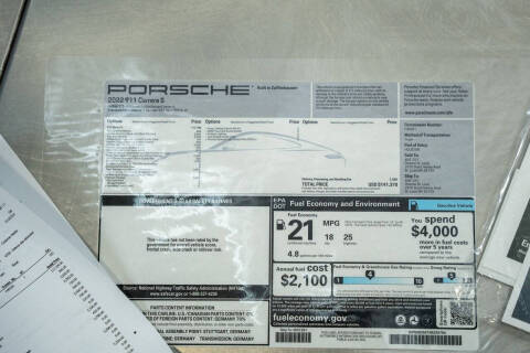 2022 Porsche 911 Carrera S