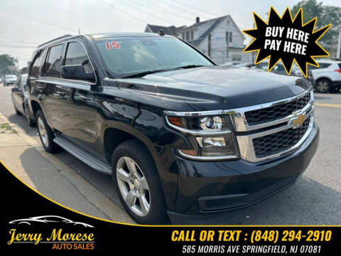 2015 Chevrolet Tahoe for sale at Jerry Morese Auto Sales LLC in Springfield NJ