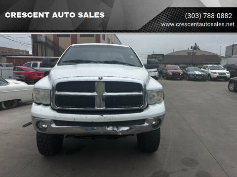 2004 Dodge Ram 2500 for sale at CRESCENT AUTO SALES in Denver CO