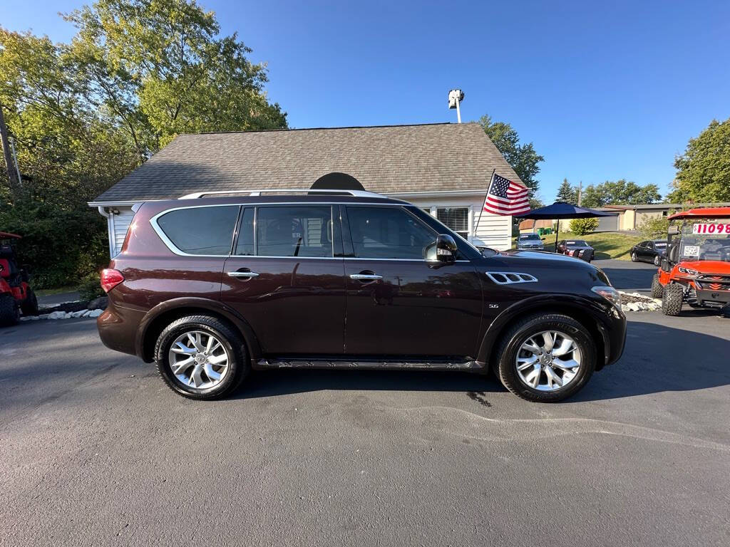 2014 INFINITI QX80 for sale at Hoosier Motors in Westfield, IN