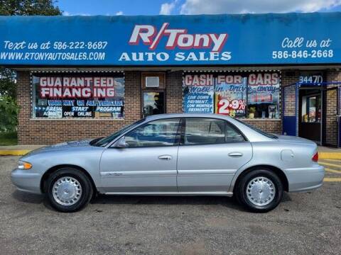 2002 Buick Century for sale at R Tony Auto Sales in Clinton Township MI
