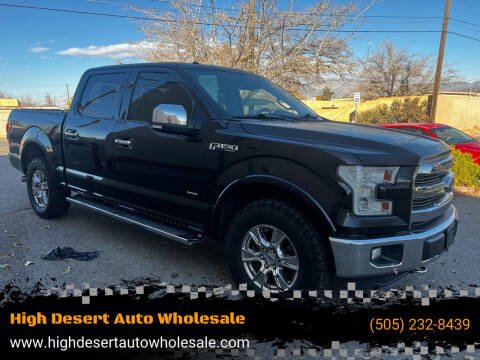 2015 Ford F-150 for sale at High Desert Auto Wholesale in Albuquerque NM